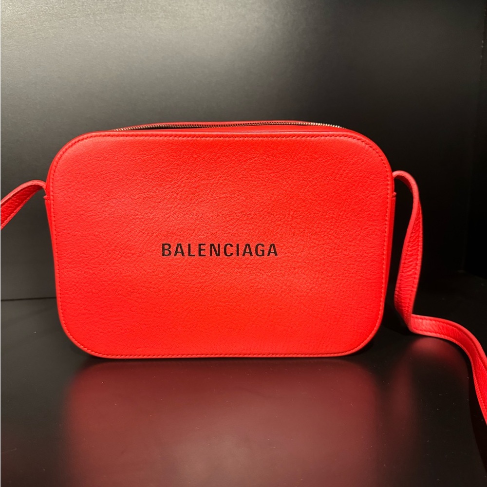 Balenciaga Vibrant Red Crossbody Bag